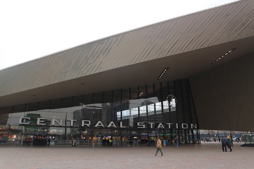 Rotterdam central station.