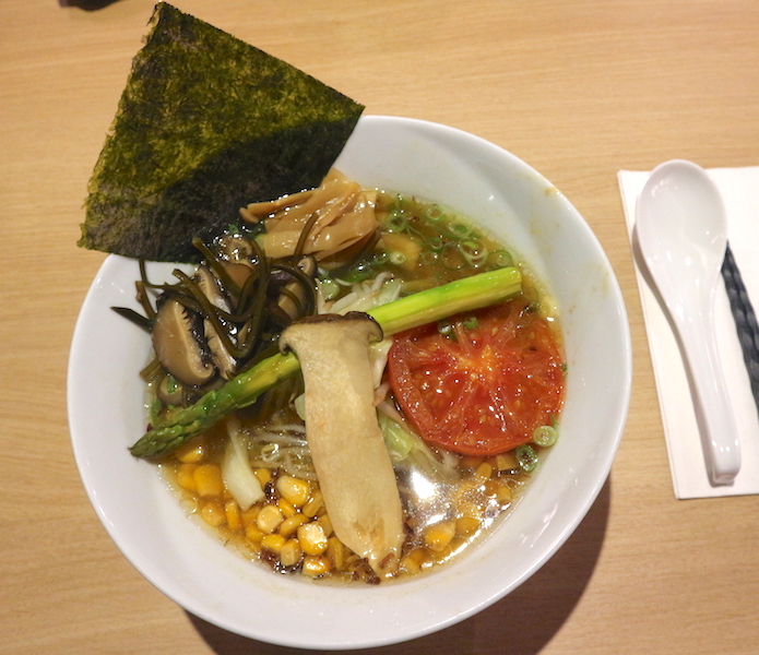 Tensai. Veggie shoyu pumpkin ramen. Ramen in Rotterdam. 