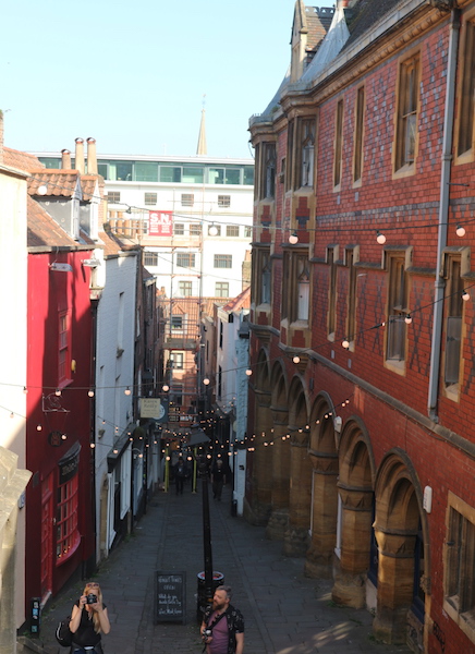 Christmas steps. Bristol visitor guide. 