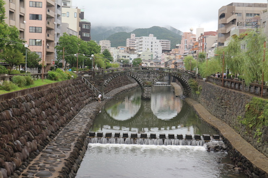 Spectacles bridge. Kyushu Japan travel guide: Nagasaki and Kumamoto