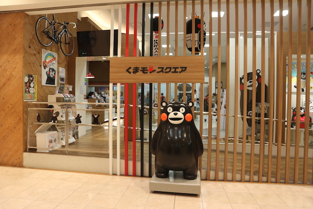 Kumamon square. Kumamoto sightseeing. Kyushu Japan travel guide: Nagasaki and Kumamoto