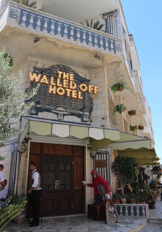 Visit to The Walled Off Hotel (aka Banksy hotel) Bethlehem Palestine