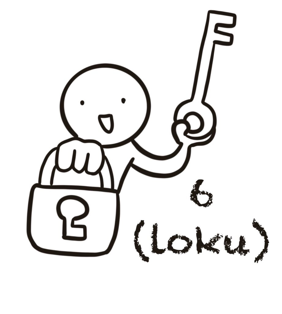 Japanese numbers 6 loku