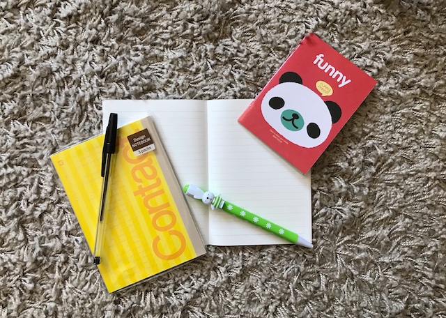 Small memo note books. How to keep a travel journal 