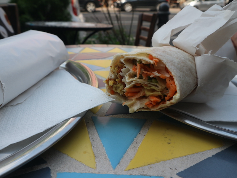 Falafel wrap. Bistro Orient, Cologne.