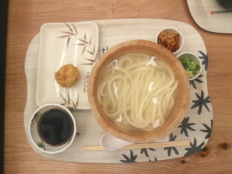 Veg Kamaage udon. Marugame udon London Liverpool street