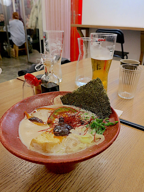 Veg ramen.Ramen People Krakow Poland.