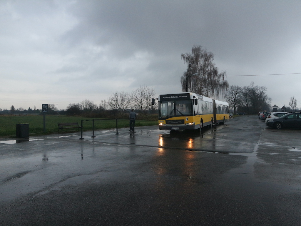 Auschwitz-Birkenau. Free shuttle bus. 